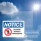 Signmission No Entry Without Permission OSHA Notice Sign, Plastic, 14in W x 10in L, 2PK OS-2PACK-NS-P-1014-L-16095 - alternate 4